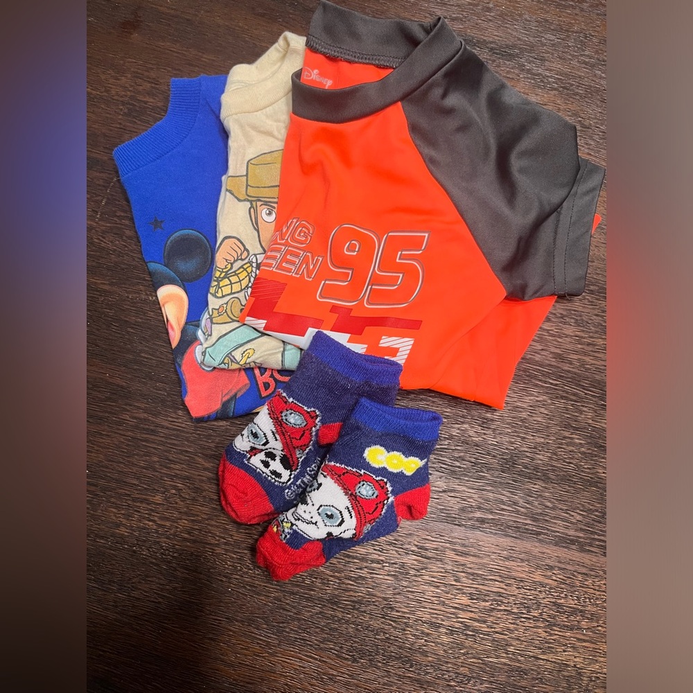 4 Piece Disney Toddler Boy Bundle